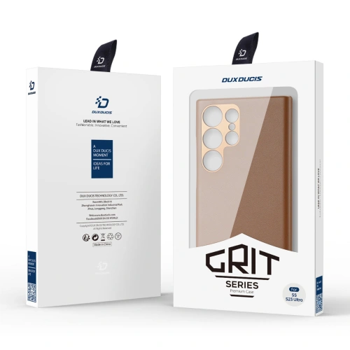 Kup Etui Dux Ducis Grit MagSafe Samsung Galaxy S23 Ultra brązowe - DDS1652 - {ean13} - Sklep Home Screen