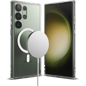 Kup Etui Ringke Fusion Magnetic MagSafe Samsung Galaxy S23 Ultra Matte Clear - RGK1801 - {ean13} - Sklep Home Screen