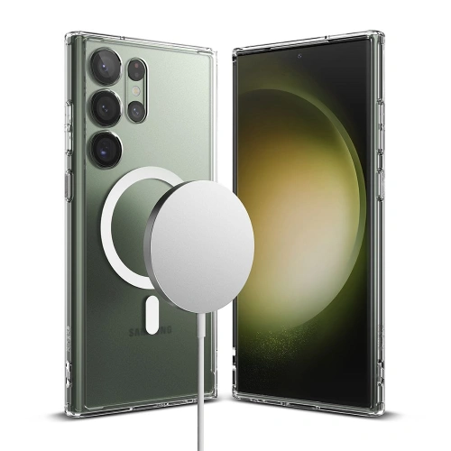 Kup Etui Ringke Fusion Magnetic MagSafe Samsung Galaxy S23 Ultra Matte Clear - RGK1801 - {ean13} - Sklep Home Screen