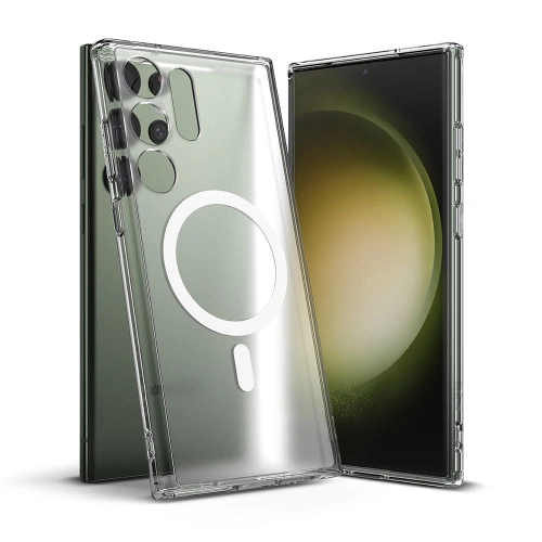 Kup Etui Ringke Fusion Magnetic MagSafe Samsung Galaxy S23 Ultra Matte Clear - RGK1801 - {ean13} - Sklep Home Screen