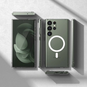 Kup Etui Ringke Fusion Magnetic MagSafe Samsung Galaxy S23 Ultra Matte Clear - RGK1801 - {ean13} - Sklep Home Screen