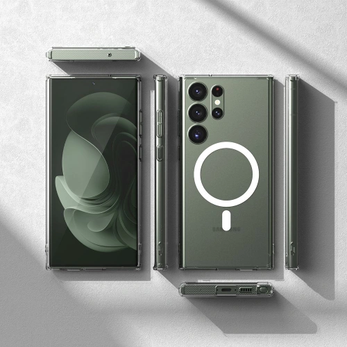 Kup Etui Ringke Fusion Magnetic MagSafe Samsung Galaxy S23 Ultra Matte Clear - RGK1801 - {ean13} - Sklep Home Screen