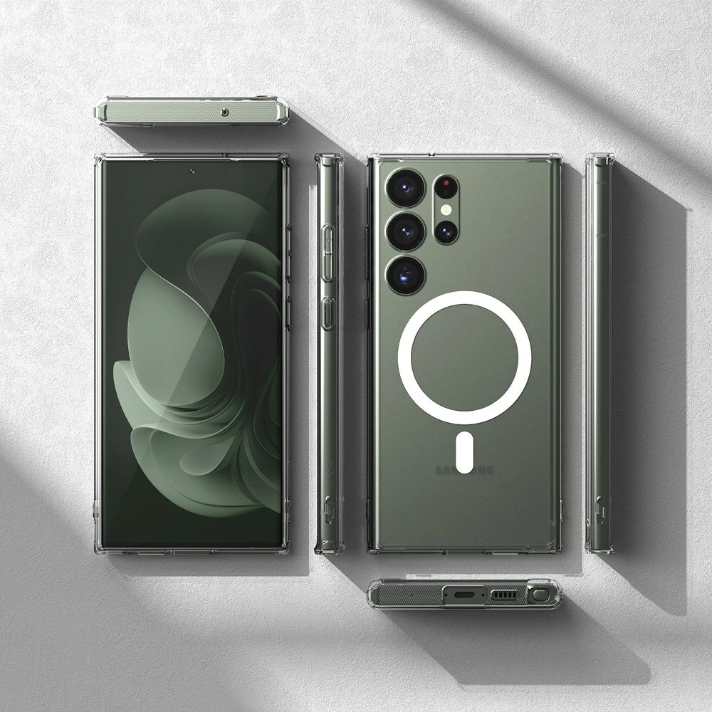 Etui Ringke Fusion Magnetic MagSafe Samsung Galaxy S23 Ultra Matte Clear