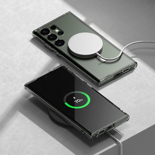 Kup Etui Ringke Fusion Magnetic MagSafe Samsung Galaxy S23 Ultra Matte Clear - RGK1801 - {ean13} - Sklep Home Screen