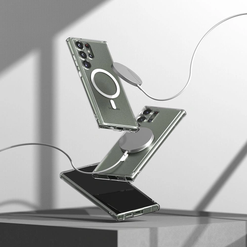 Kup Etui Ringke Fusion Magnetic MagSafe Samsung Galaxy S23 Ultra Matte Clear - RGK1801 - {ean13} - Sklep Home Screen