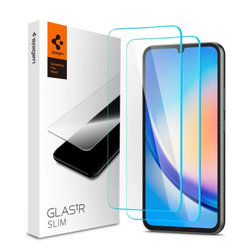 Kup Spigen Samsung Gehärtetes Glas GLAS.tR Slim Galaxy A34 5G Klar [2 PACK] - SPN2841 - {ean13} - Sklep Home Screen