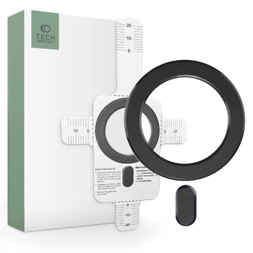Kup Tech-Protect MagSafe magnetischer Ring Magmat Universal Magnetischer Ring Schwarz - THP1882 - {ean13} - Sklep Home Screen