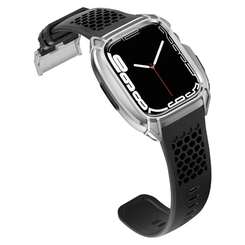 Buy Strap + case Kingxbar CYF148 2w1 Apple Watch 4/5/6/7/8/9/SE 44/45mm silver - KGX638 - {ean13} - Home Screen Store Europe