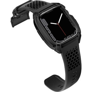 Kup Pasek + etui Kingxbar CYF148 2w1 Apple Watch 4/5/6/7/8/9/SE 44/45mm czarne - KGX640 - {ean13} - Sklep Home Screen