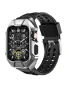 Belt + case Kingxbar CYF136 2w1 Apple Watch 4/5/6/7/8/9/SE 44/45mm silver