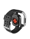 Buy Belt + case Kingxbar CYF136 2w1 Apple Watch 4/5/6/7/8/9/SE 44/45mm silver - KGX642 - {ean13} - Home Screen Store Europe