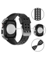 Buy Belt + case Kingxbar CYF136 2w1 Apple Watch 4/5/6/7/8/9/SE 44/45mm silver - KGX642 - {ean13} - Home Screen Store Europe