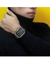 Kup Pasek + etui Kingxbar CYF136 2w1 Apple Watch 4/5/6/7/8/9/SE 44/45mm srebrne - KGX642 - {ean13} - Sklep Home Screen