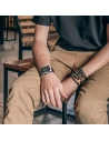 Kup Pasek + etui Kingxbar CYF136 2w1 Apple Watch 4/5/6/7/8/9/SE 44/45mm srebrne - KGX642 - {ean13} - Sklep Home Screen
