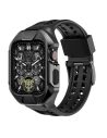 Kup Pasek + etui Kingxbar CYF136 2w1 Apple Watch 4/5/6/7/8/9/SE 44/45mm negre - KGX643 - {ean13} - Sklep Home Screen