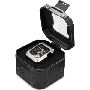 Buy Belt + case Kingxbar CYF140 2w1 Apple Watch 4/5/6/7/8/9/SE 44/45mm silver - KGX647 - {ean13} - Home Screen Store Europe