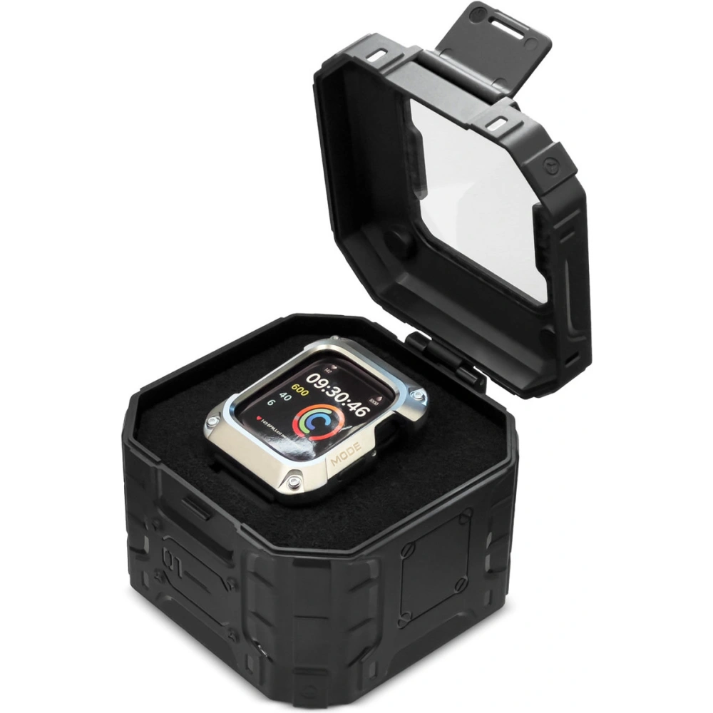 Pasek + etui Kingxbar CYF140 2w1 Apple Watch 4/5/6/7/8/9/SE 44/45mm złote