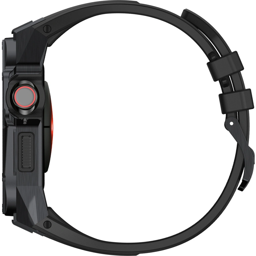 Pasek + etui Kingxbar CYF140 2w1 Apple Watch 4/5/6/7/8/9/SE 44/45mm złote