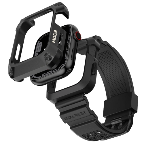 Buy Strap + case Kingxbar CYF134 2w1 Apple Watch 4/5/6/7/8/9/SE 44/45mm black - KGX651 - {ean13} - Home Screen Store Europe