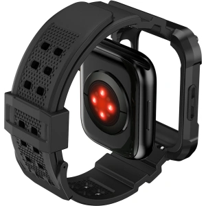 Buy Strap + case Kingxbar CYF134 2w1 Apple Watch 4/5/6/7/8/9/SE 44/45mm black - KGX651 - {ean13} - Home Screen Store Europe