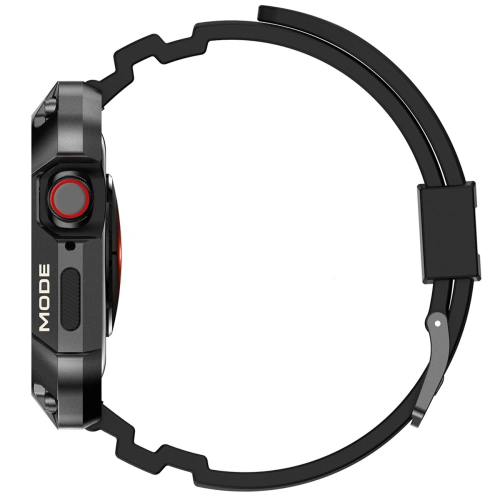 Buy Strap + case Kingxbar CYF134 2w1 Apple Watch 4/5/6/7/8/9/SE 44/45mm black - KGX651 - {ean13} - Home Screen Store Europe