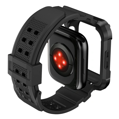 Buy Strap + case Kingxbar CYF134 2w1 Apple Watch 4/5/6/7/8/9/SE 44/45mm black - KGX652 - {ean13} - Home Screen Store Europe