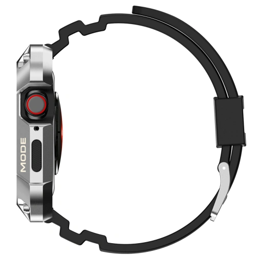 Buy Belt + case Kingxbar CYF134 2w1 Apple Watch 4/5/6/7/8/9/SE 44/45mm silver - KGX654 - {ean13} - Home Screen Store Europe