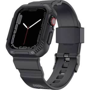 Kup Pasek + etui Kingxbar CYF537 2w1 Apple Watch 4/5/6/7/SE/8/9 44/45mm szare - KGX656 - {ean13} - Sklep Home Screen