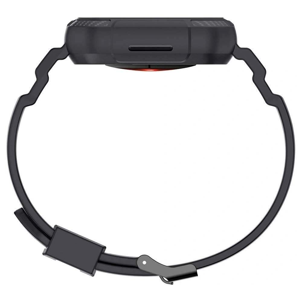 Pasek + etui Kingxbar CYF537 2w1 Apple Watch 4/5/6/7/SE/8/9 44/45mm szare