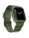Kup Pásek + etui Kingxbar CYF537 2w1 Apple Watch 4/5/6/7/SE/8/9 44/45mm zelené - KGX658 - {ean13} - Sklep Home Screen