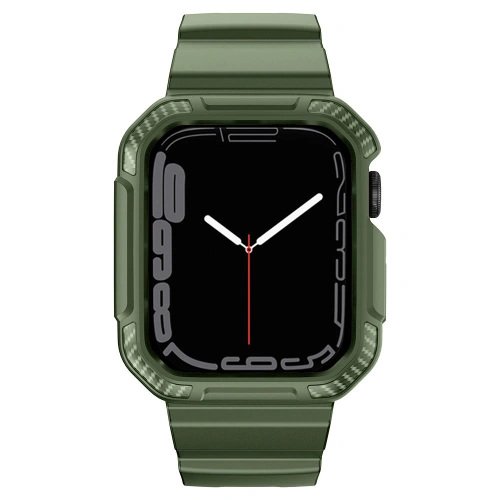 Kup Pásek + etui Kingxbar CYF537 2w1 Apple Watch 4/5/6/7/SE/8/9 44/45mm zelené - KGX658 - {ean13} - Sklep Home Screen