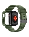 Kup Pásek + etui Kingxbar CYF537 2w1 Apple Watch 4/5/6/7/SE/8/9 44/45mm zelené - KGX658 - {ean13} - Sklep Home Screen