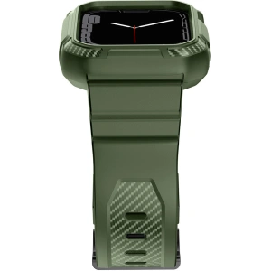 Kup Pasek + etui Kingxbar CYF537 2w1 Apple Watch 4/5/6/7/SE/8/9 44/45mm zielone - KGX658 - {ean13} - Sklep Home Screen