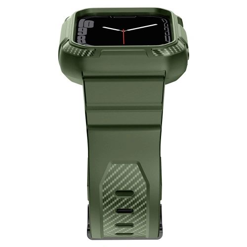 Kup Pásek + etui Kingxbar CYF537 2w1 Apple Watch 4/5/6/7/SE/8/9 44/45mm zelené - KGX658 - {ean13} - Sklep Home Screen