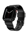 Pánt + tok Kingxbar CYF106 2w1 Apple Watch 4/5/6/7/SE/8/9 40/41mm fekete