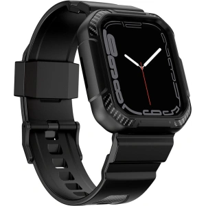 Kup Pasek + etui Kingxbar CYF106 2w1 Apple Watch 4/5/6/7/SE/8/9 40/41mm czarne - KGX659 - {ean13} - Sklep Home Screen