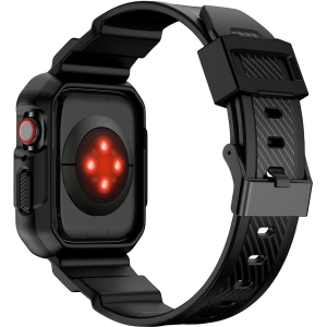 Kup Pasek + etui Kingxbar CYF106 2w1 Apple Watch 4/5/6/7/SE/8/9 40/41mm czarne - KGX659 - {ean13} - Sklep Home Screen