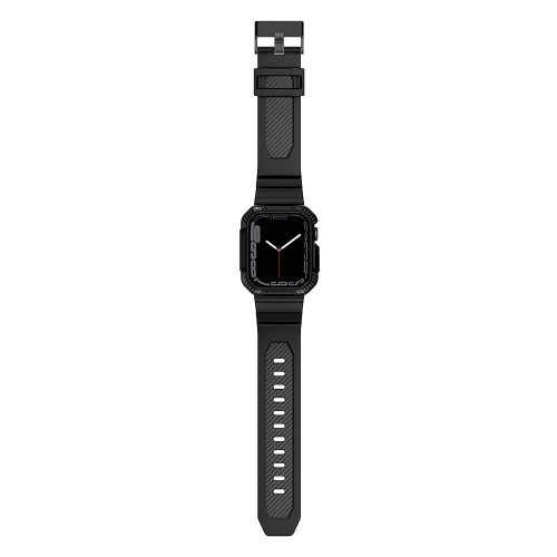 Buy Belt + case Kingxbar CYF106 2w1 Apple Watch 4/5/6/7/SE/8/9 40/41mm black - KGX659 - {ean13} - Home Screen Store Europe