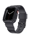 + etui Kingxbar CYF106 2w1 Apple Watch 4/5/6/7/SE/8/9 40/41mm grau