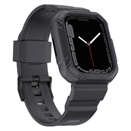 Kup + etui Kingxbar CYF106 2w1 Apple Watch 4/5/6/7/SE/8/9 40/41mm grau - KGX660 - {ean13} - Sklep Home Screen