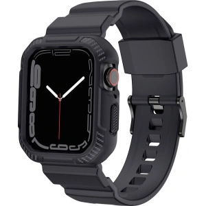Kup Pasek + etui Kingxbar CYF106 2w1 Apple Watch 4/5/6/7/SE/8/9 40/41mm szare - KGX660 - {ean13} - Sklep Home Screen