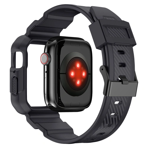 Kup + etui Kingxbar CYF106 2w1 Apple Watch 4/5/6/7/SE/8/9 40/41mm grau - KGX660 - {ean13} - Sklep Home Screen