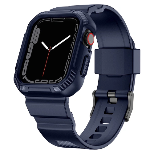 Kup + etui Kingxbar CYF106 2w1 Apple Watch 4/5/6/7/SE/8/9 40/41mm blaue - KGX661 - {ean13} - Sklep Home Screen