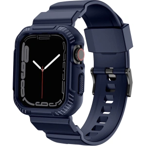 Kup + etui Kingxbar CYF106 2w1 Apple Watch 4/5/6/7/SE/8/9 40/41mm blaue - KGX661 - {ean13} - Sklep Home Screen