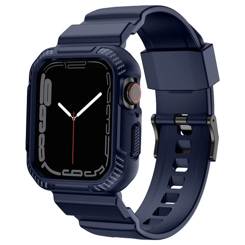 Kup + etui Kingxbar CYF106 2w1 Apple Watch 4/5/6/7/SE/8/9 40/41mm blaue - KGX661 - {ean13} - Sklep Home Screen