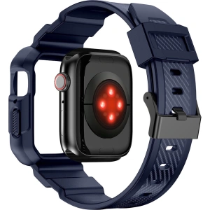 Kup + etui Kingxbar CYF106 2w1 Apple Watch 4/5/6/7/SE/8/9 40/41mm blaue - KGX661 - {ean13} - Sklep Home Screen