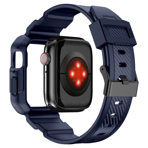 Kup + etui Kingxbar CYF106 2w1 Apple Watch 4/5/6/7/SE/8/9 40/41mm blaue - KGX661 - {ean13} - Sklep Home Screen