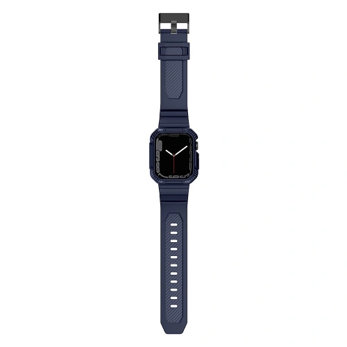 Kup + etui Kingxbar CYF106 2w1 Apple Watch 4/5/6/7/SE/8/9 40/41mm blaue - KGX661 - {ean13} - Sklep Home Screen