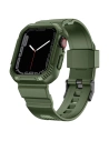 + etui Kingxbar CYF106 2w1 Apple Watch 4/5/6/7/SE/8/9 40/41mm grün