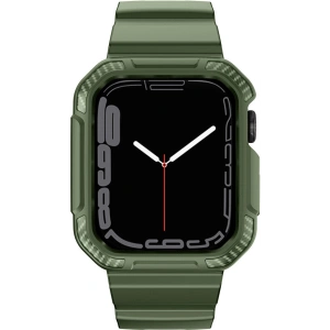 Kup Pasek + etui Kingxbar CYF106 2w1 Apple Watch 4/5/6/7/SE/8/9 40/41mm zielone - KGX662 - {ean13} - Sklep Home Screen